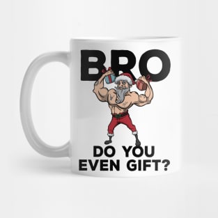 Workout Lifting Lifter Santa Claus Gym Christmas Fitness Mug